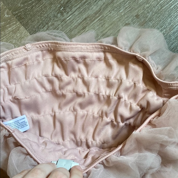 Pink Ruffled Tube Top - Picture 4 of 6